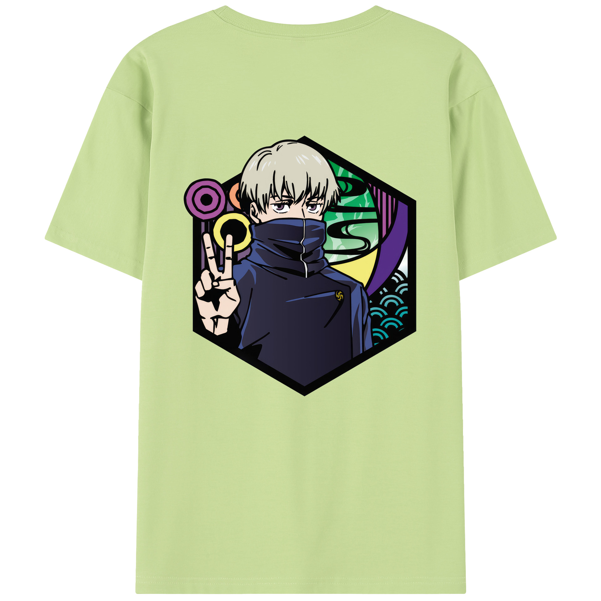 （画像用） 呪術廻戦 Jujutsu Kaisen 綿100％半袖Tシャツ（背面プリント）